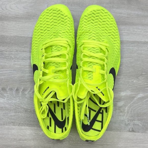 Nike Zoom Mamba V Track Spikes Shoes Volt Green Field DR9945-700 Men's Size 13 - Picture 8 of 12